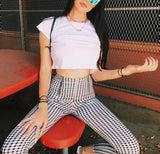 Black & White Gingham Pants
