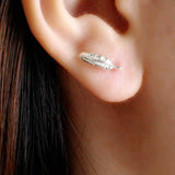 Feather Stud Earring