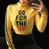 "Go For The Best" Racer Top