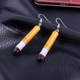 Cigarette Earrings
