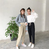 High Waisted Relaxed Fit Trousers