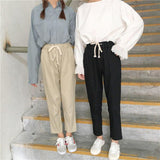 High Waisted Relaxed Fit Trousers