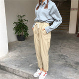 High Waisted Relaxed Fit Trousers