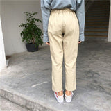 High Waisted Relaxed Fit Trousers