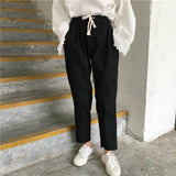 High Waisted Relaxed Fit Trousers