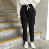 High Waisted Relaxed Fit Trousers