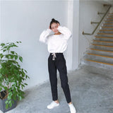 High Waisted Relaxed Fit Trousers