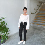 High Waisted Relaxed Fit Trousers