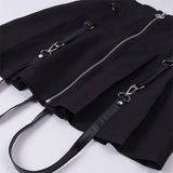Gothic Pleated Mini Skirt