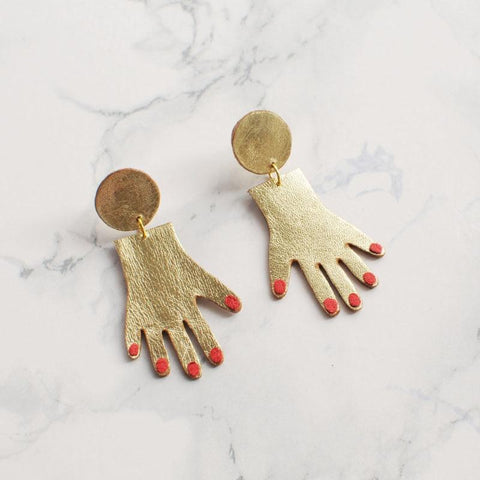 "Painted Nails" Earrings