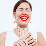 "Painted Nails" Earrings