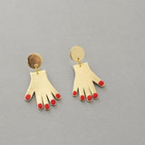 "Painted Nails" Earrings