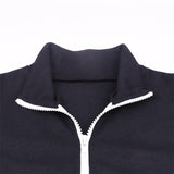 Ribbed Zip Up Sweater