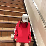 Oversized Striped Hoodie