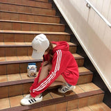 Oversized Striped Hoodie