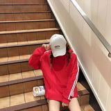 Oversized Striped Hoodie