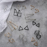 Geometric Skeleton Earrings