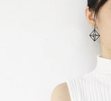 Geometric Skeleton Earrings