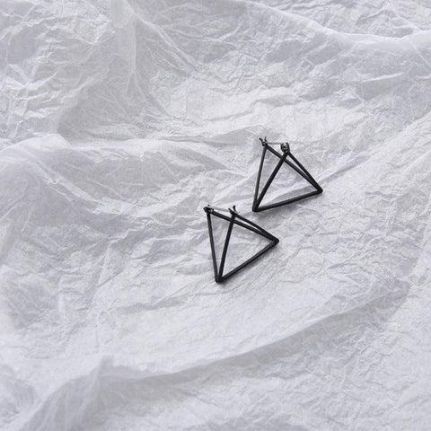 Geometric Skeleton Earrings