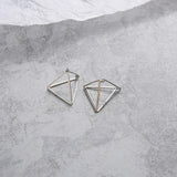 Geometric Skeleton Earrings