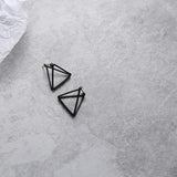 Geometric Skeleton Earrings