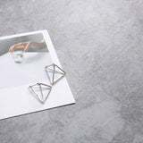 Geometric Skeleton Earrings