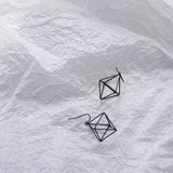 Geometric Skeleton Earrings