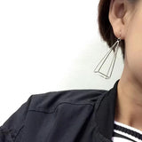 Geometric Skeleton Earrings