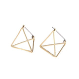 Geometric Skeleton Earrings