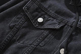 Oversized Distressed Denim Jacket