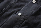 Oversized Distressed Denim Jacket