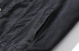 Oversized Distressed Denim Jacket