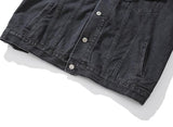 Oversized Distressed Denim Jacket