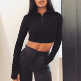 The Chloe Crop & Biker Set