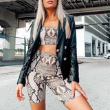 Python 2 Piece Python Printed Set