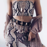 Python 2 Piece Python Printed Set