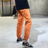Dollar Sign Printed Sport Trousers