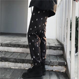 Dollar Sign Printed Sport Trousers