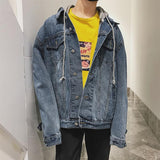 Oversized Distressed Denim Jacket