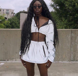 3M Reflective Two Piece Set (Hoodie & Skirt)