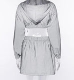 3M Reflective Two Piece Set (Hoodie & Skirt)