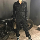 Denim Flight Jumpsuit