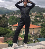 Denim Flight Jumpsuit