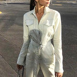 Denim Flight Jumpsuit