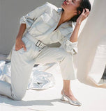 Denim Flight Jumpsuit