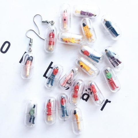 Human Capsule Earrings