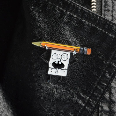 Doodle Bob Sponge Bob Pin