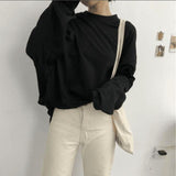 Drop Shoulder Oversized Long Sleeve Tee