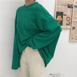 Drop Shoulder Oversized Long Sleeve Tee