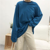 Drop Shoulder Oversized Long Sleeve Tee
